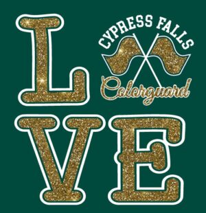Cy-Falls Love Guard Glitter T-Shirt